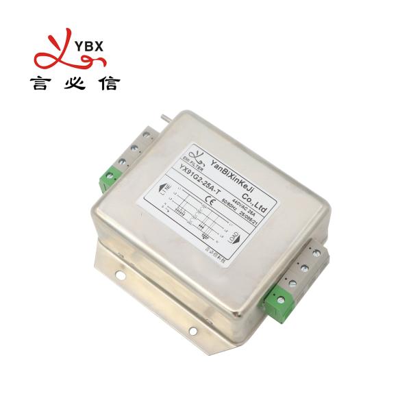 Quality YX91G2 Terminal Block EMI Filter Three Phase Power Filter For Industrial Automation wholesale