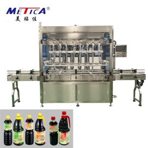 PLC Automatic Hot Sauce Bottling Filling Machine 2000bph
