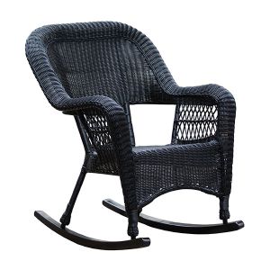 Balcony Wicker Rattan Rocking Chair For Courtyard Home Indoor
