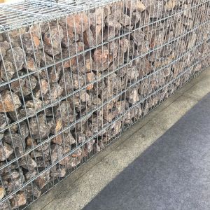 2m X 1m X 1m Gabion Fence 275g Zinc Coated Welded Gabion Basket For Riverbank