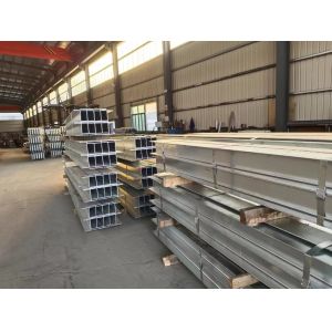China Q235B S355JR Metal Galvanized Steel H Beam Posts Hot Dip on sale