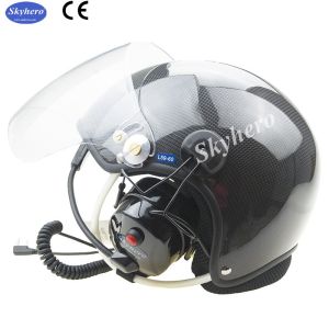 Carbon fiber Paramotor helmet PPG helmet with high noise cancel headset EN966