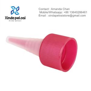 Custom Long Nozzle Spout Cap Plastic Twist Cap Top Twisted Cap