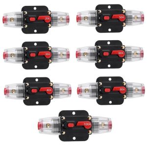 100 Amp Resettable Car Audio Circuit Breaker IP67 12V 24V 100A For Overload