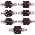 Switchable Automotive Circuit Breakers IP67 Manual Reset Switch 80A Circuit