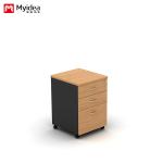 Customization Fixed Activity Cabinet , Multiple Colors Four Drawer Movable