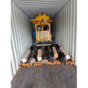 600 Meter Deep Water Well Drilling Rig With Air Compressor Drilling Tools