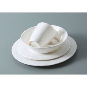 BPA Free Round Melamine Dinner Set Unbreakable For 1