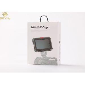 White Custom Made Cardboard Paper Box Packaging For Camera Accessories