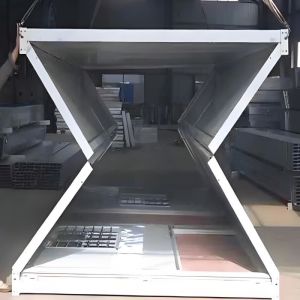 Temporary Folding Container House For Workers Accomodation On Site Construction