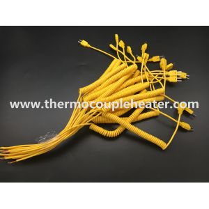 Thermocouple Plug Type K With Extension Spring Cable