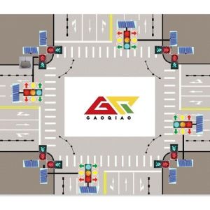 Separate Unit EXW 44/22 Outlets Wireless Solar Traffic Light Controller