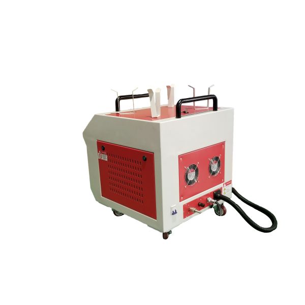 Quality Red Fiber Laser Cleaning Machine For Tire Mold , Portable Laser Rust Removal Tool wholesale