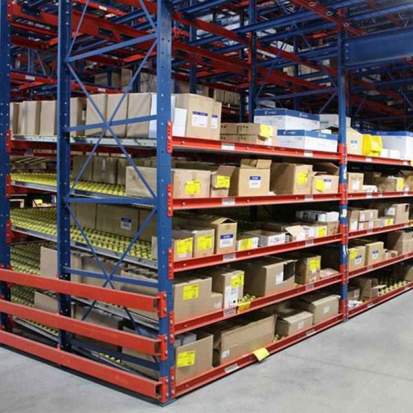 Orange 4 Layers Heavy Duty Roller Rack ISO9001 Metal Roller Rack Silver