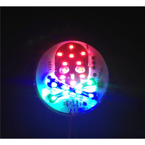 SMD LED Waterproof Human skeleton Strobe Mini Panel Sequential Flash Tail Signal