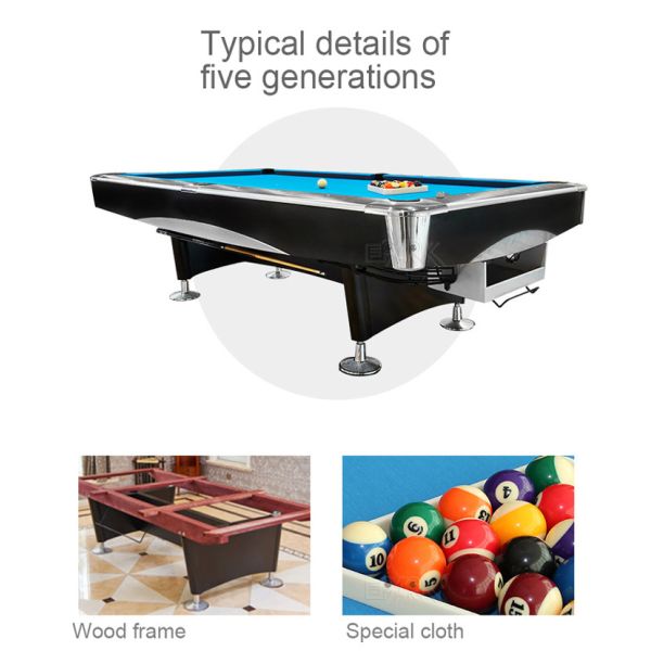 Indoor Outdoor Sports 9 Ball Pool Table Bar Billiards Fancy Game