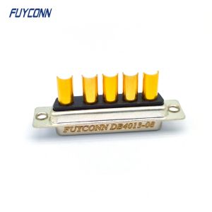 5W5 D-SUB Connectors , Female 5Pin Solder Cup DB High Current Connector
