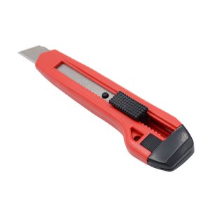 159mm Length Flat Box Cutter , Refillable Retractable Blade Box Cutter