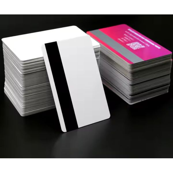 ATM Machine Parts White Magnetic Stripe Smart Blanking PVC Cards