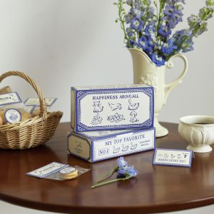 China Blue Cookie Box New Luxury Biscuit Packaging Long Bar Design Chinese Western Fusion Aesthetic on sale