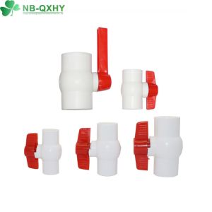 Water Media 1/2 to 8 Inch PVC UPVC Ball Valve DN15 to DN100 with Free Sample