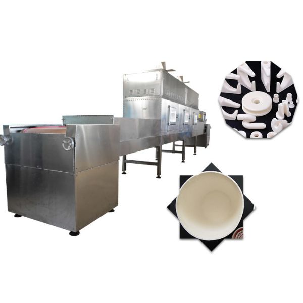 Conveyor 60 Kw Industrial Microwave Dryer , Microwave Sterilization Machine For