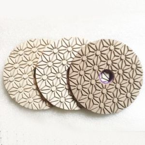 3mm Concrete Polishing Pads Resin Bonded Flexible Diamond Polishing Pads