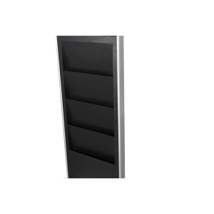 22'' LCD Newpaper Digital Signage Kiosk Information 10 Point For Shopping Mall