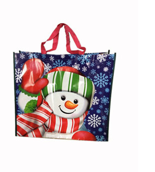 Quality Customized PP Woven Grocery Tote Bag With Eco Friendly Inks wholesale