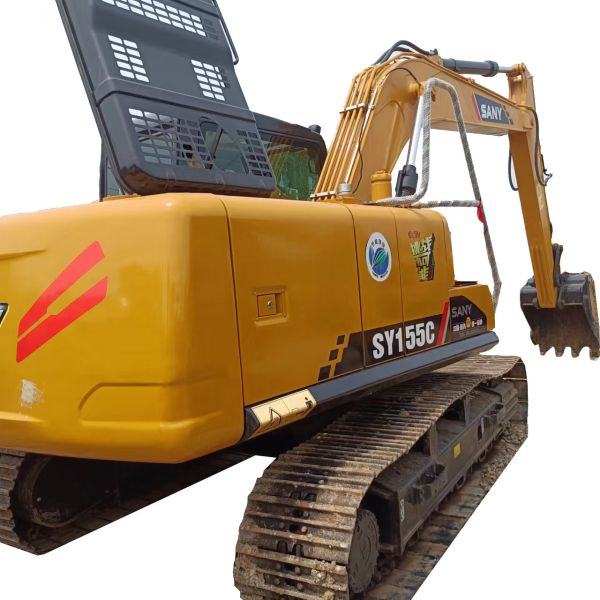 Excellent Condition Used Sany SY155C Excavator with Original Hydraulic Pump Year