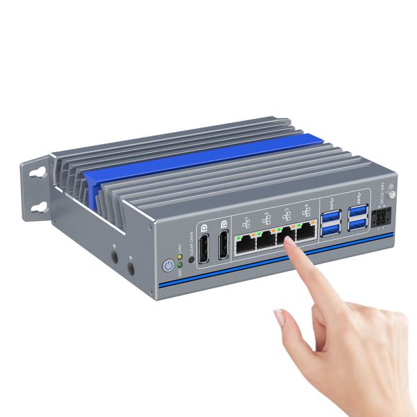 Quality Fanless Soft Router Intel I5-1235u Ddr5 M.2 Ssd 4 Port Lan Mini Pc wholesale