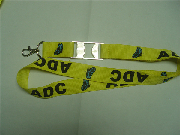 Quality Functional polyester lanyard with metal bottle opener, metal bottle opener neck lanyards, wholesale