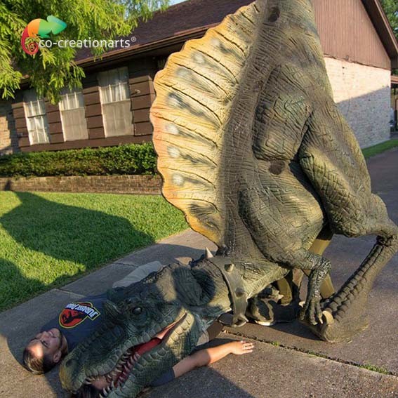 Quality Customizable Realistic Animatronic  Dinosaur Costume 110V/220V With Legs Moving wholesale
