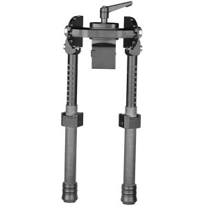 Adjustable Retractable Bipod for 22mm Hunting Scope Center Height 18-25cm