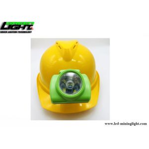 Cheap Waterproof IP68 1W 13000Lux 6.8Ah LED Miners Cap Lamp for sale