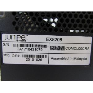 juniper EX8208-BASE-AC,Base EX8208 system configuration: 8-slot chassis with