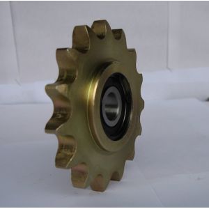 Hardened Teeth Chain Driven Sprockets ANSI Ball Bearing Idler Sprocket