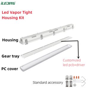 Upgrade to 4FT 60W Led Vapor Tight Light Housing Kit and 5- for Optimal