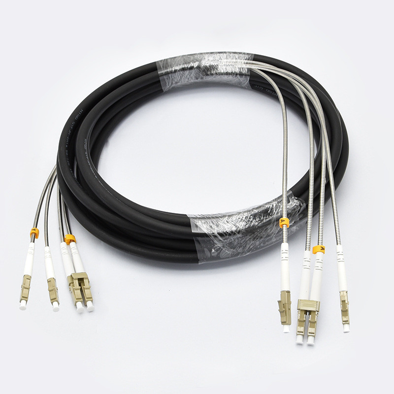 LC-LC Waterproof Fiber Optic Cable 20m Branch APC UPC