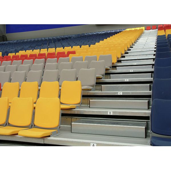 Quality Customized Sports Arena Seating Manual Control With Optional Mounting Types wholesale