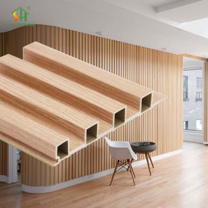 China 30 Years Service Life 100% Recycled Fire Retardant WPC Wall Panel Wood Plastic Composite Panel for Indoor and Exterior Wall Decoration on sale