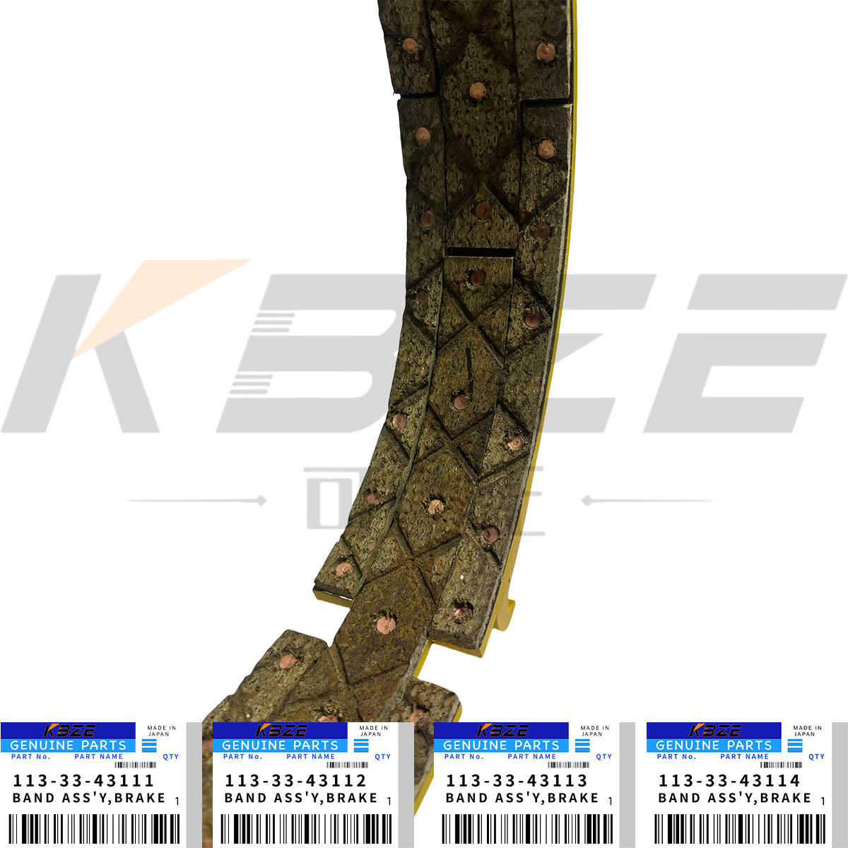 113-33-43111 KOMATSU 113-33-43112 113-33-31110 BRAKE BAND ASSY FORD31P, D31PL, D31PLL, D31Q, D31S DOZER