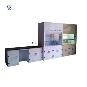 PP Material Lab Fume Hood 1200*850*2350 mm with Resistance to Corrosion and