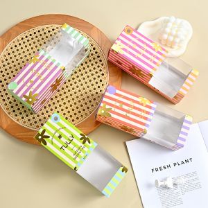 Custom White Cardboard Box With Window Colorful Packaging For Aromatherapy