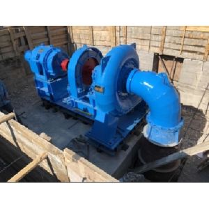 Horizontal Francis Hydraulic Turbine Brushless 100kw