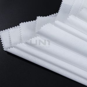 156 GSM 150 cm Width Plain Weave Shirt Interlining Collar Fusing for Eco