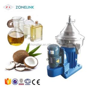 auto yeast nozzle milk cream fruit pulp juice disc centrifuge separator for oil