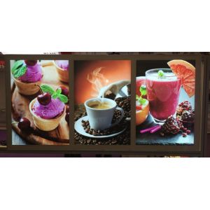 China Aluminum Profile ODM Pizza Magnetic LED Light Box on sale