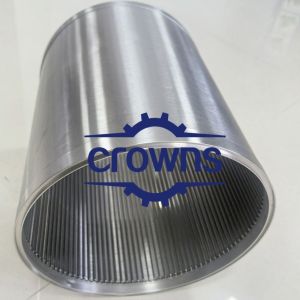 China Johnson Wedge Wire Screen mesh Tube Stainless Steel Wire Wrapped Metal Filter Liquid Cylinder Filter on sale