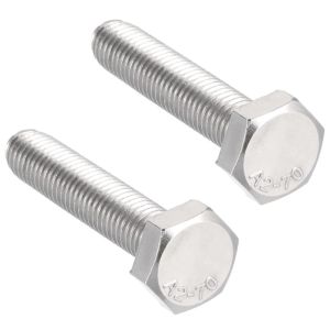 Hex bolts Custom stainless Steel Hexagon full or half Threaded metal bolts Hex